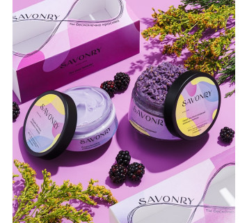 Savonry набор для тела Ежевика и мимоза