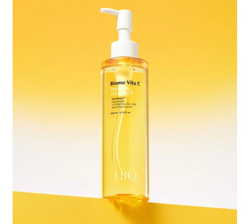 UIQ Biome vita C brightening лёгкое гидрофильное масло с витамином С 200мл