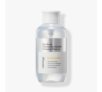 Jm Solution Skin boost niacinamide micellar cleansing water 1.5 мицеллярная вода с ниацинамидом с отбеливающим эффектом 500мл