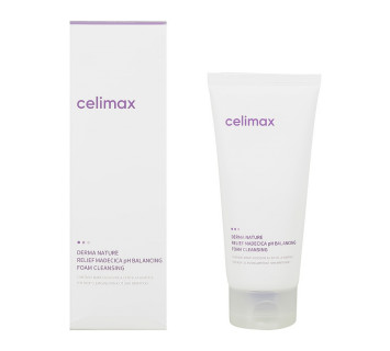Celimax Derma nature relief madecica ph balancing foam cleansing слабокислотная очищающая пенка 150ml