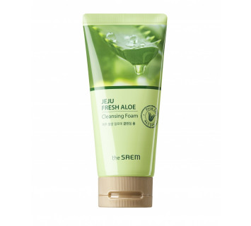 The Saem Jeju fresh aloe увлажняющая пенка для умывания 150ml
