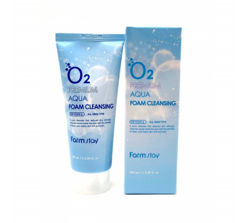 Farm Stay O2 premium aqua кислородная пенка для умывания 100мл