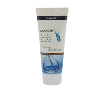 Farm Stay Collagen pure пенка для умывания 180мл