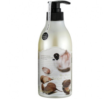 3W Clinic more moisture black garlic маска для волос с черным чесноком 500мл