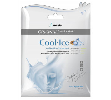 Anskin Cool ice modeling mask успокаивающая альгинатная маска 25г