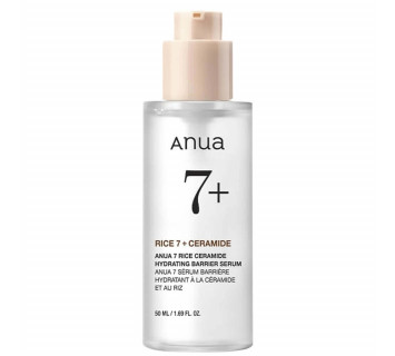 Anua Rice 7 ceramide hydrating barrier сыворотка для сияния кожи 50мл