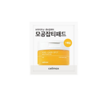 Celimax Pore+dark spot brightening pad тонер-пэды для выравнивания тона и рельефа кожи 2шт