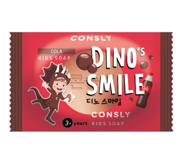 Consly Dino's smile детское мыло  с колой 90г