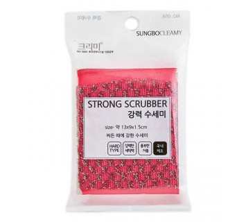 Clean&Beauty strong scrubber скруббер д/мытья кастрюль, сковород и чистки овощей 1шт