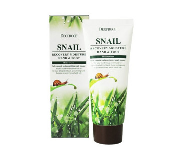 Deoproce hand & foot snail recovery крем для рук  и ног 100г