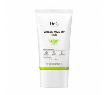 Dr.G Green mild up sun+ spf 50+ pa++++ солнцезащитный крем для чувствительной кожи 50ml