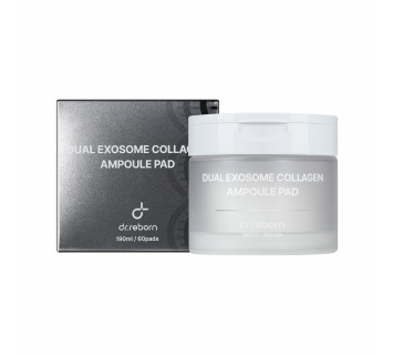 Dr.Reborn Dual exosome collagen ampoule pad пэды с двойными экзосомами и коллагеном 60шт