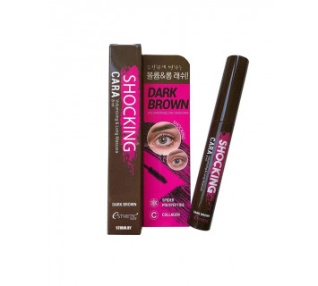 Esthetic House Shocking cara volumizing & long mascara коричневая тушь для выразительного объёма