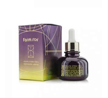 Farm Stay grape stem cell brightening омолаживающая ампульная сыворотка 30мл