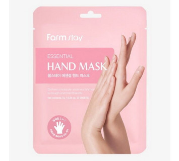 Farm Stay essential hand mask увлажняющая маска-перчатки для рук, 1пара