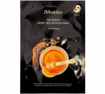 JM solution the origin honey red ginseng питательная тканевая маска с мёдом и красным женьшенем
