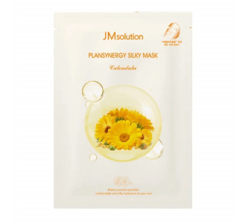 JM solution plansynergy silky mask calendula успокаивающая тканевая маска