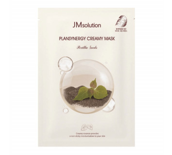 JM solution plansynergy creamy mask perilla seeds тканевая маска для сияния кожи