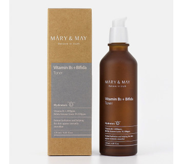 Mary&May vitamin B5 + bifida восстанавливающий тонер с пантенолом и пробиотиками 120мл