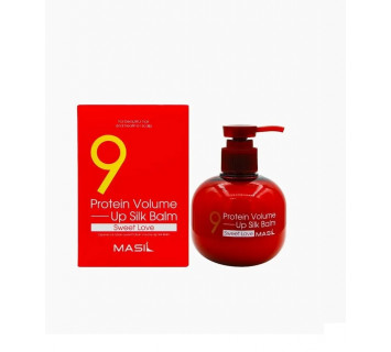Masil 9 protein volume up silk balm sweet love несмываемый протеиновый парфюмированный бальзам для волос 180мл