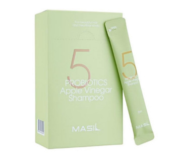 Masil 5 probiotics apple vinegar шампунь для чувствительной кожи головы 8мл