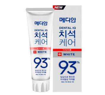 Median white 93% toothpaste зубная паста с системой бережного отбеливания зубов 120г