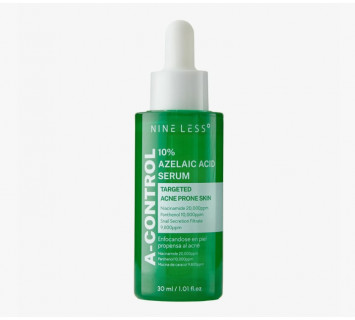 Nine less a-control 10% azelaic acid serum сыворотка с 10% азелаиновой кислоты против акне 30мл