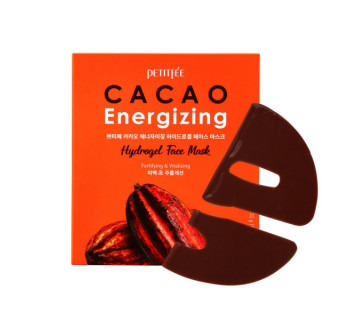 Petitfee cacao energizing hydrogel face mask тонизирующая гидрогелевая