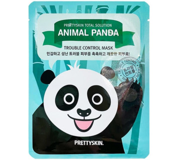 Pretty skin total solution animal panda trouble успокаивающая маска
