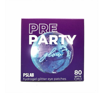 PSLab pre party патчи-глиттер с гиалуроновой кислотой для интенсивного увлажнения 80шт