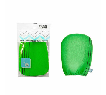 Clean&Beauty viscose exfoliating body towel мочалка-варежка для душа 12см х 17см