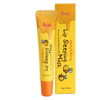 PRRETI маска для губ honey&berry lip sleeping mask 15g