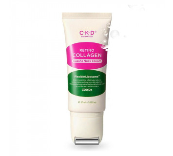 CKD Retino collagen small molecule 300 guasha neck cream роликовый крем для массажа шеи 50мл
