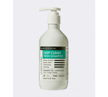 Derma Factory deep clean fresh освежающий шампунь д/жирной кожи головы 300ml