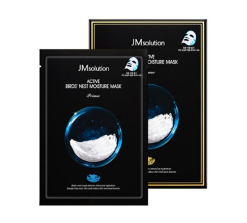 JM solution Active bird's nest moisture ультратонкая тканевая маска с ласточкиным гнездом, 1шт