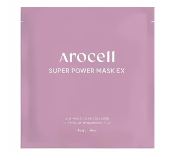 Arocell Super power mask EX гидрогелевая маска с коллагеном и гиалуроновой кислотой