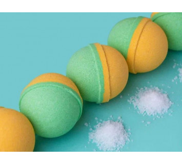 Dusha бомбочка-гейзер для ванны - манго и маракуйя 175г