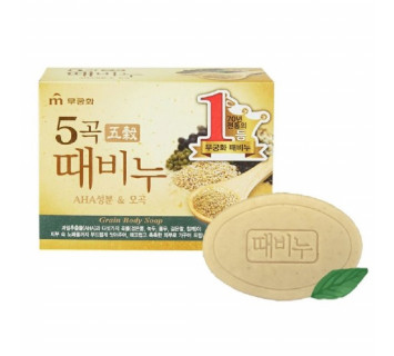 Mukungwa 5 grains exfoliating body  мыло-скраб для тела пять злаков 100г