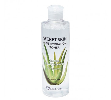 Secret skin aloe hydration тонер для лица с экстрактом алоэ 250ml