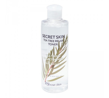 Secret Skin tea tree relax успокаивающий тонер с экстрактом чайного дерева 250ml