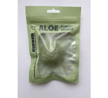 Singi aloe konjac sponge спонж конняку для чувствительной кожи