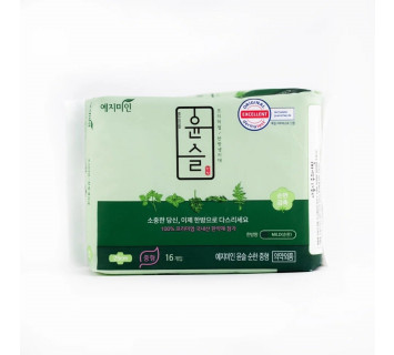 Yejimin mild herb cotton sanitary хлопковые гигиенические травяные прокладки, средние
