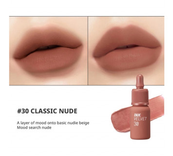 Peripera Ink the velvet мягкий вельветовый тинт для губ 30 classic nude