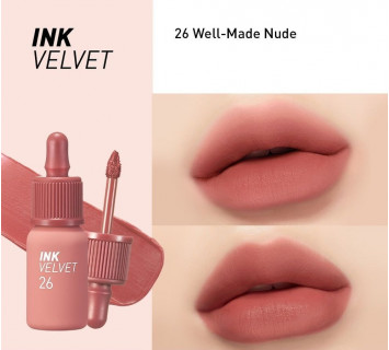 Peripera Ink the velvet мягкий вельветовый тинт для губ 26 well-made nude