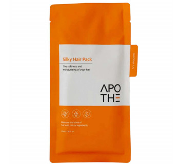APOTHE Silky hair pack восстанавливающая маска-шапочка для мягкости волос