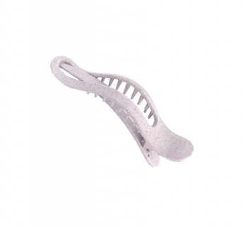 Solomeya straw banana hair clip, lilac крабик для волос из натуральной пшеницы в форме банана