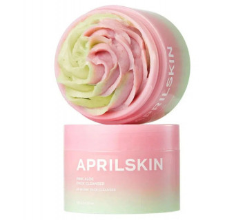 APRILSKIN pink aloe pack cleanser очищающая маска-пенка для умывания c розовым алоэ 120g