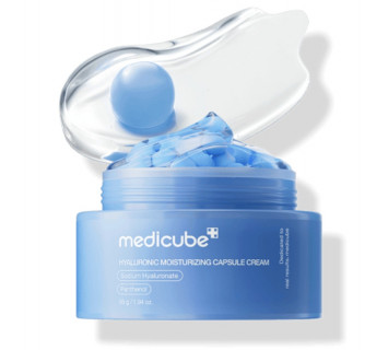 Medicube hyaluronic moisturizing capsule cream увлажняющий капсульный крем с пантенолом 55г