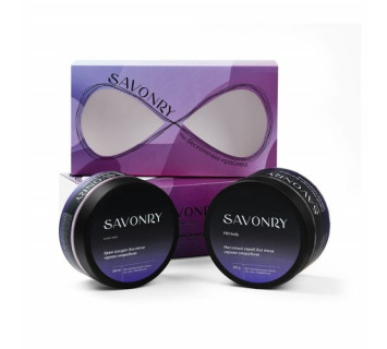 Savonry набор Чёрная смородина 150мл+300мл