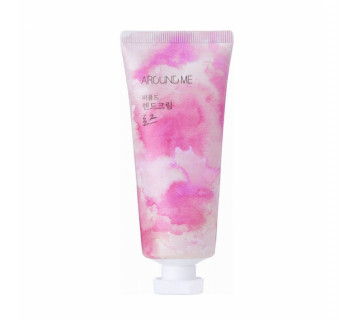Around me perfumed hand cream rose крем для рук с экстрактом розы 60г